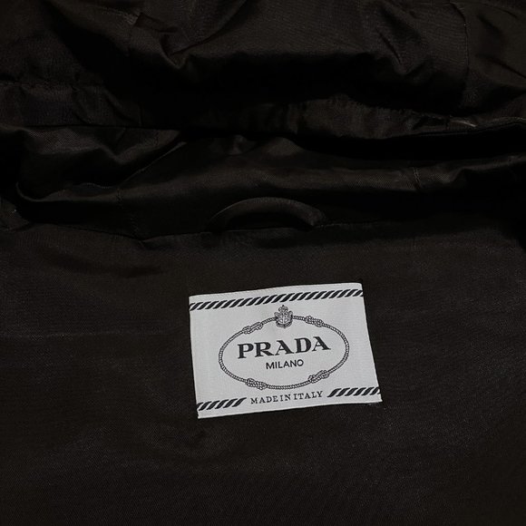 PRADA Hooded Gabardine Jacket - Picture 6 of 9